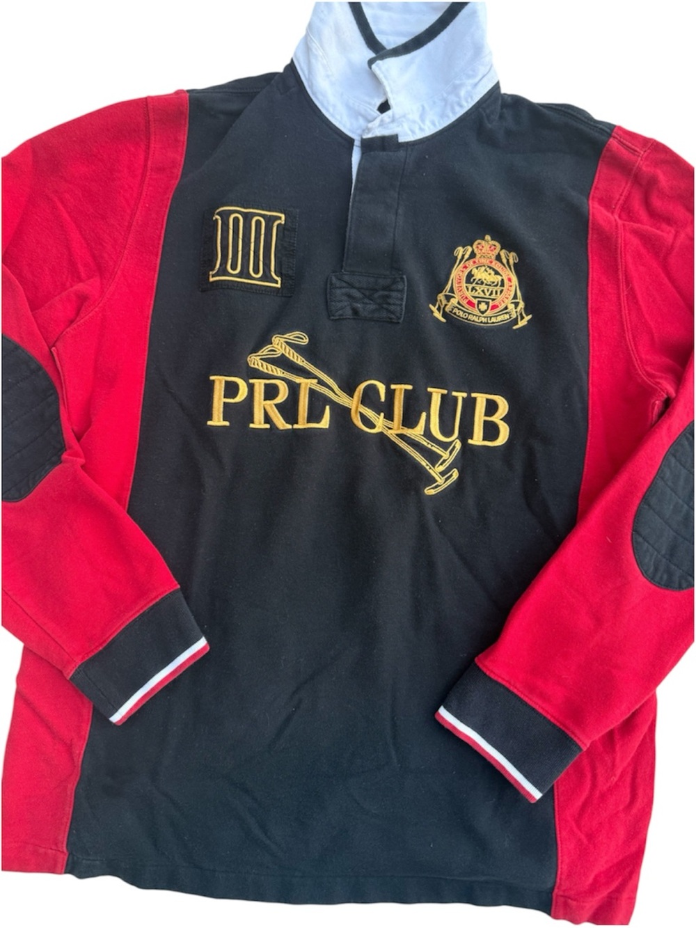 Vintage 1990s Polo by Ralph Lauren Long Sleeve Heavyweight Rugby Shirt